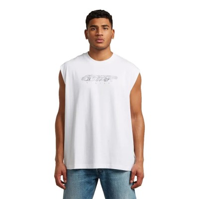 тениска,мъжки,тениски,дамски,тениски,g,star,d29347,e385,sleeveless,t,shirt,white,(white)