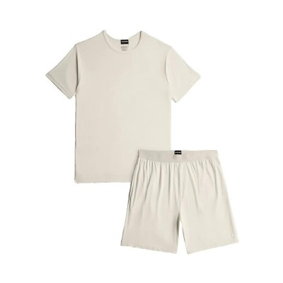 пижама,мъжки,пижами,g,star,d29449,01,short,sleeve,pyjama,beige,(white,asparagus)