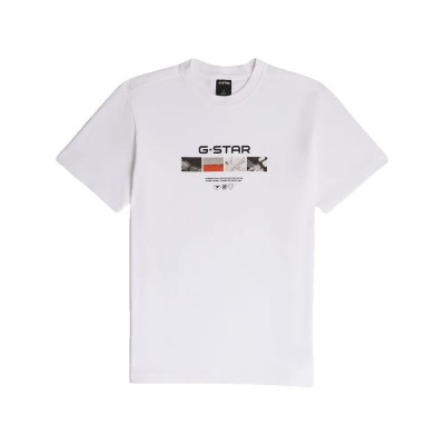 тениска,мъжки,тениски,дамски,тениски,g,star,d30671,e385,short,sleeve,t,shirt,white,(white)