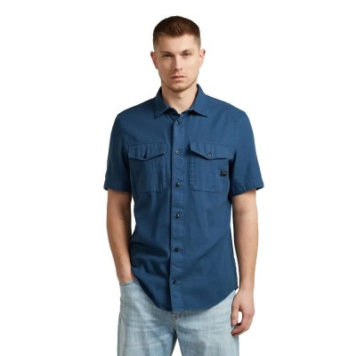 риза,с,къс,ръкав,дамски,ризи,мъжки,ризи,g,star,marine,short,sleeve,shirt,blue,(rank,blue,gd)