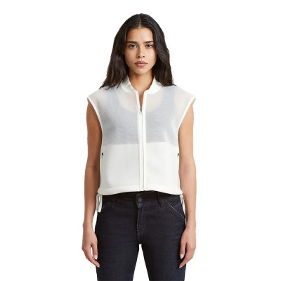 елек,дамски,жилетки,g,star,meshy,binding,vest,white,(milk)