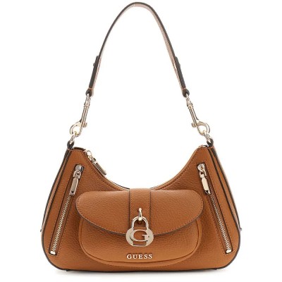 чанта,за,през,рамо,всички,чанти,guess,jessa,shoulder,bag,brown,(caramel)