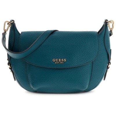чанта,за,през,рамо,всички,чанти,guess,marsha,flap,shoulder,bag,blue,(teal)
