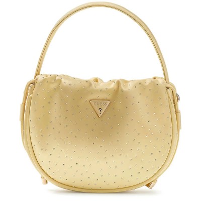 чанта,всички,чанти,guess,zalina,pouch,handbag,yellow,golden,(gold)