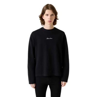 тениска,мъжки,тениски,дамски,тениски,guess,jeans,m6rp13kd461,long,sleeve,t,shirt,black,(jet,black,a996)