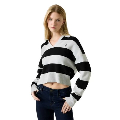 дънки,дамски,блузи,с,яка,мъжки,блузи,с,яка,guess,jeans,w6rr16z3fc2,long,sleeve,polo,white,black,(black,grey)