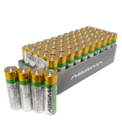батерии,absima,micro,premium,1.5v,lr06,aaa,alkaline,batteries,40,units,golden,(green,gold)