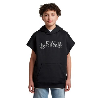риза,с,къс,ръкав,детски,блузи,g,star,d29685,01,short,sleeve,sweatshirt,black,(dark,black)