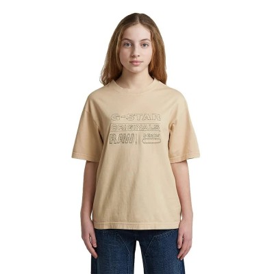 тениска,мъжки,тениски,дамски,тениски,g,star,d29773,01,oversized,short,sleeve,t,shirt,beige,(dark,brick)