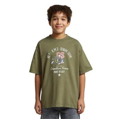 тениска,мъжки,тениски,дамски,тениски,g,star,d29775,01,oversized,short,sleeve,t,shirt,green,(four,leaf,clover)