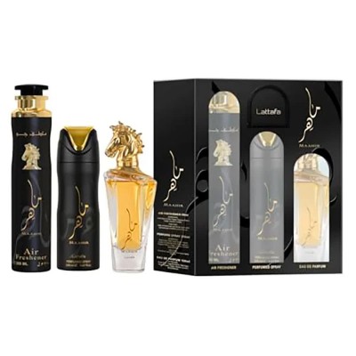 мъжки,парфюми,lattafa,maahir,vapo,gift,set,600ml,eau,de,parfum,golden