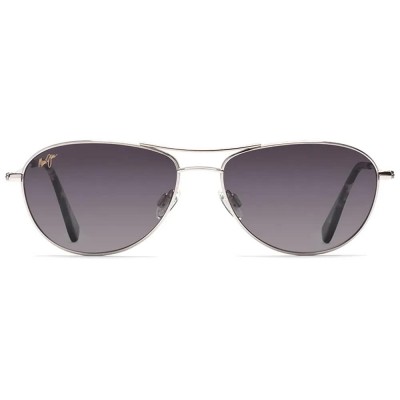 слънчеви,очила,слънчеви,очила,maui,jim,baby,beach,gs245,polarized,sunglasses,clear,(silver)