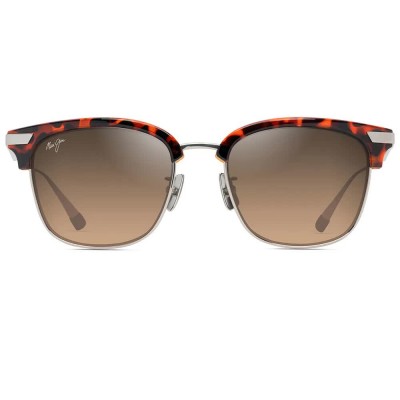 слънчеви,очила,слънчеви,очила,maui,jim,kalaunu,af,polarized,sunglasses,brown,(shiny,reddish,havana,silver)