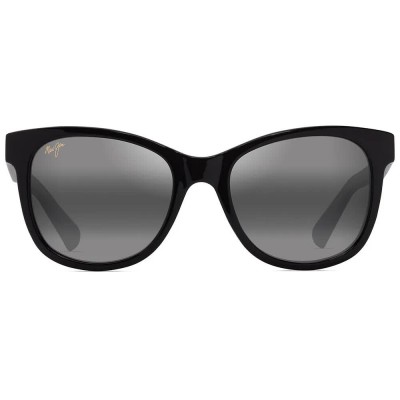 слънчеви,очила,слънчеви,очила,maui,jim,kiopaa,woman,polarized,sunglasses,black,(shiny,black)