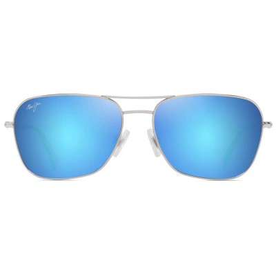 слънчеви,очила,слънчеви,очила,maui,jim,naauao,polarized,sunglasses,blue,(shiny,silver,blue,green)