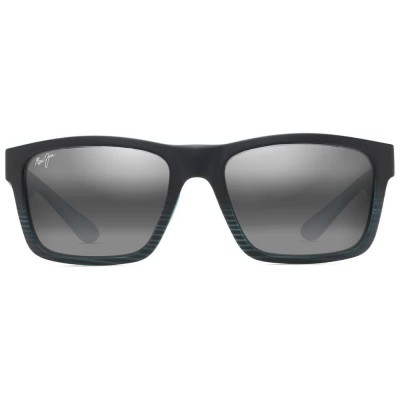 слънчеви,очила,слънчеви,очила,maui,jim,the,flats,polarized,sunglasses,black,(black,teal,stripes)