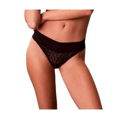 дамско,бельо,дамски,бикини,и,танкини,calvin,klein,lv00qd5282,thong,black,(black)