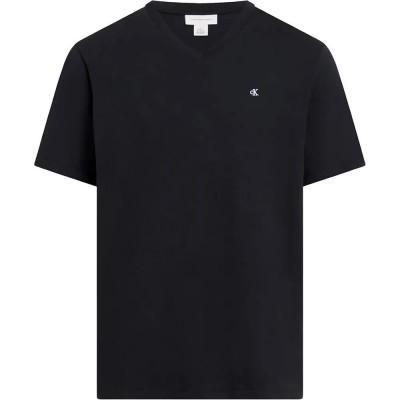 тениска,мъжки,тениски,дамски,тениски,calvin,klein,jeans,lv040hm298,short,sleeve,v,neck,t,shirt,black,(black)