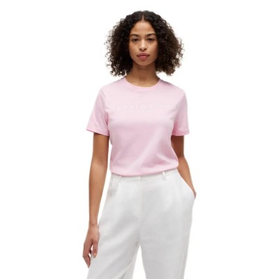 тениска,мъжки,тениски,дамски,тениски,tommy,hilfiger,corp,logo,regular,fit,short,sleeve,t,shirt,pink,(classic,pink)