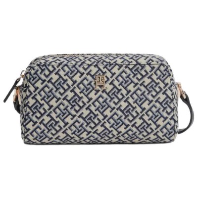 чанта,всички,чанти,tommy,hilfiger,grace,camera,jacquard,bag,grey,(blue,mono)