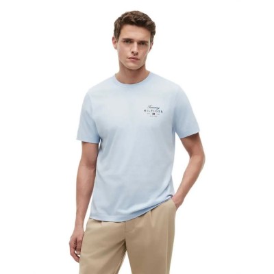 тениска,мъжки,тениски,дамски,тениски,tommy,hilfiger,script,stack,short,sleeve,t,shirt,blue,(breezy,blue)