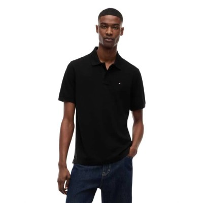 дънки,дамски,блузи,с,яка,мъжки,блузи,с,яка,tommy,jeans,dm0dm22711,short,sleeve,polo,black,(black)