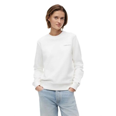блуза,дамски,блузи,tommy,jeans,dw0dw22829,sweatshirt,white,(ecru)