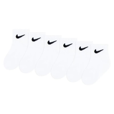 чорапи,мъжки,чорапи,дамски,чорапи,nike,swoosh,ankle,socks,6,pairs,white,(white)