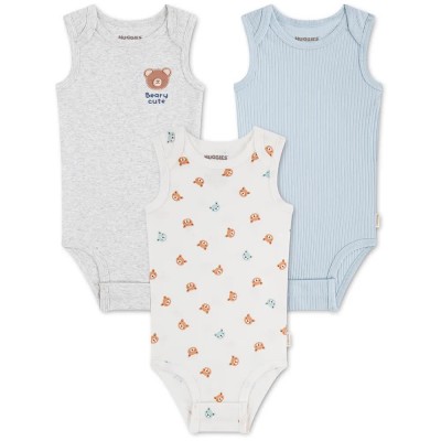 детски,облекла,за,момчета,huggies,clothes,5z3303,body,3,units,multicolor,(cloud,grey,heather)