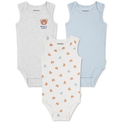 детски,облекла,за,момчета,huggies,clothes,6z3303,body,3,units,multicolor,(cloud,grey,heather)
