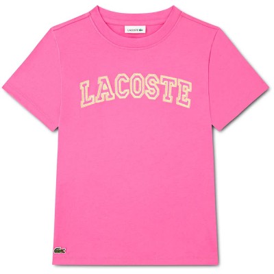 тениска,мъжки,тениски,дамски,тениски,lacoste,847585,short,sleeve,t,shirt,pink,(fushia)