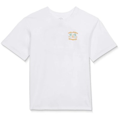 тениска,мъжки,тениски,дамски,тениски,volcom,91,palm,basic,short,sleeve,t,shirt,white,(white)