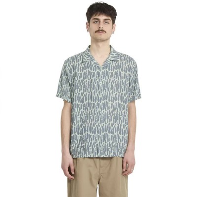 риза,с,къс,ръкав,дамски,ризи,мъжки,ризи,volcom,boldstone,short,sleeve,shirt,grey,(tradewinds)