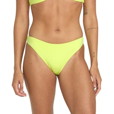 дамски,бански,костюми,volcom,simply,seamless,skimpy,bikini,bottom,yellow,(island,green)