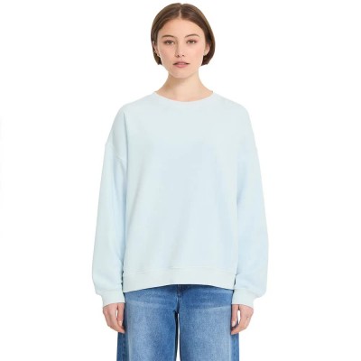блуза,дамски,блузи,volcom,stone,soft,sweatshirt,blue,(light,blue,acid)