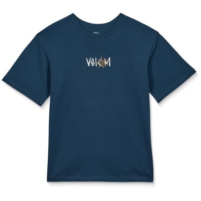тениска,мъжки,тениски,дамски,тениски,volcom,sunfish,basic,short,sleeve,t,shirt,blue,(dust,bowl,indigo)