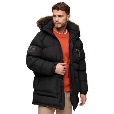 яке,мъжки,якета,дамски,якета,и,палта,superdry,everest,longline,baffled,jacket,refurbished,black,(jet,black)