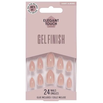 специфични,козметични,продукти,elegant,touch,glue,short,stiletto,blush,suede,artificial,nails,24,units