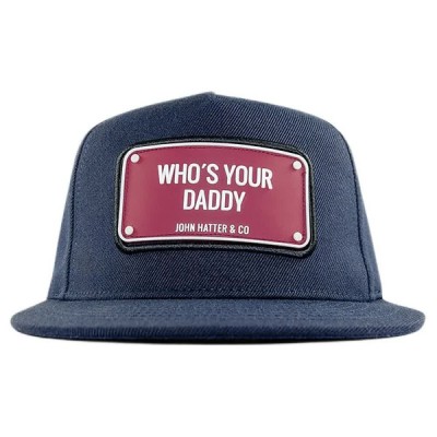 шапка,всички,шапки,john,hatter,&,co,flat,brim,who´s,your,daddy,cap,blue,(navy)