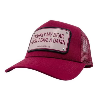 шапка,всички,шапки,john,hatter,&,co,frankly,my,dear,i,don´t,give,a,damn,cap,red,(red)