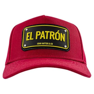 шапка,всички,шапки,john,hatter,&,co,full,panel,el,patron,red,cap,red,(red)