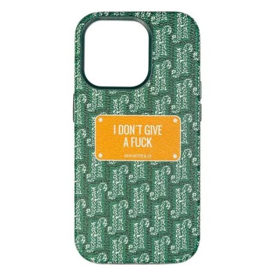 други,аксесоари,john,hatter,&,co,i,don´t,give,a,fuck,14,pro,max,phone,case,green,(green)