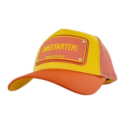 шапка,всички,шапки,john,hatter,&,co,rubber,firestarter!,cap,orange,(orange,yellow)