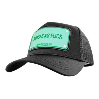 шапка,всички,шапки,john,hatter,&,co,rubber,single,as,fuck,cap,black,(black)