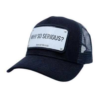 шапка,всички,шапки,john,hatter,&,co,why,so,serious?,cap,black,(black)