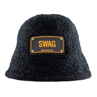 шапка,всички,шапки,john,hatter,&,co,winter,bucket,swag,bucket,hat,black,(black)