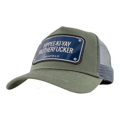 шапка,всички,шапки,john,hatter,&,co,yippee,ki,yay,cap,green,(greygreen)