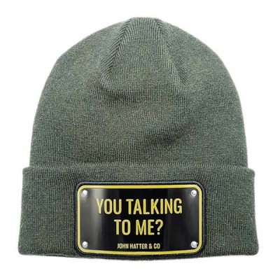 шапка,всички,шапки,john,hatter,&,co,you,talking,to,me?,beanie,green,(dark,green)