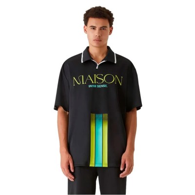 тениска,мъжки,тениски,дамски,тениски,9n1m,sense,tricot,short,sleeve,t,shirt,black,(black)