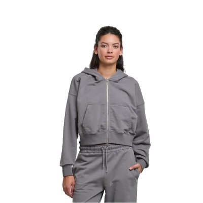 блуза,дамски,блузи,def,dflzh040,full,zip,sweatshirt,grey,(steel,grey)